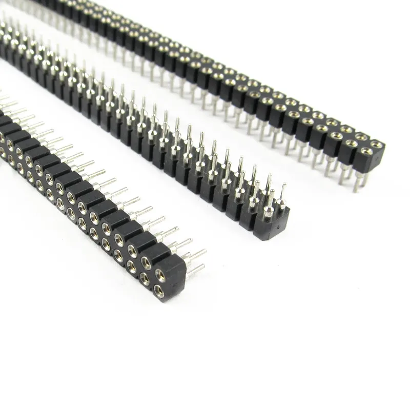 

5pcs/lot 2.54MM round hole double row female 2*40P pin header