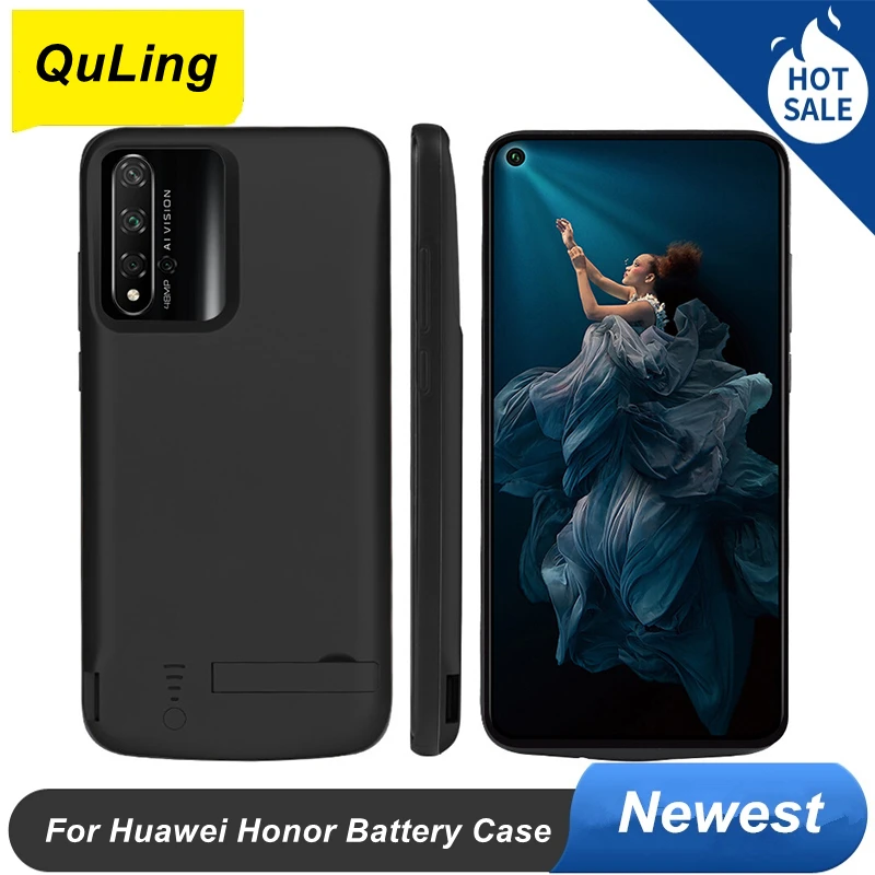 

QuLing Battery Case For Huawei Honor 9 10 20 20 Pro Play V10 V20 V30 Pro Battery Charger Case Phone Power Bank