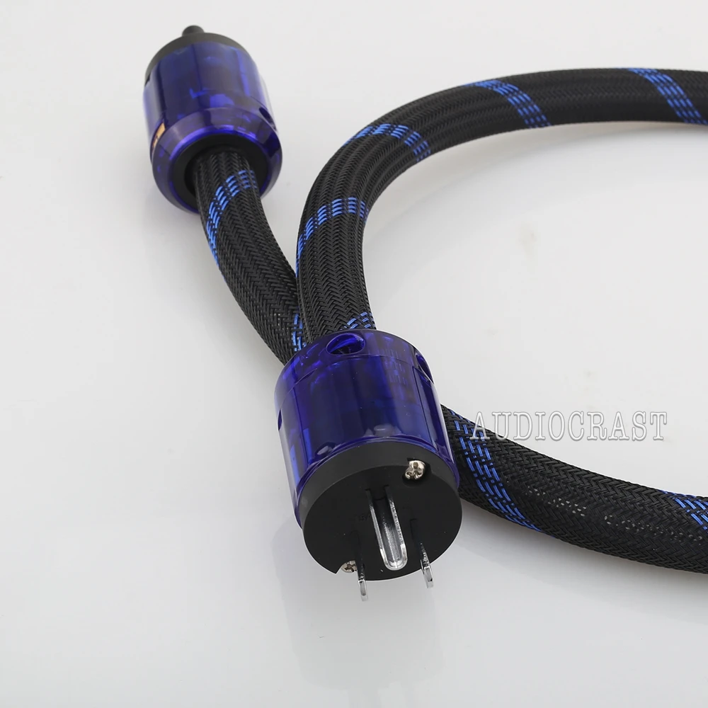 Neues High-End Reinkupfer US-Netzkabel Audiophiles Stromkabel US-Stecker mit Figure 8 IEC C7 IEC Stromkabel HIFI – Detail 2