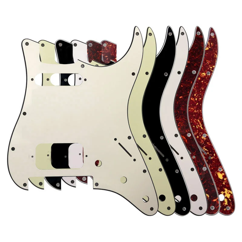 Quality Guitar Pickguard -For US 11 Screw Holes Strat With Floyd Rose Tremolo Bridge Humbucker Single HS Scratch Plate