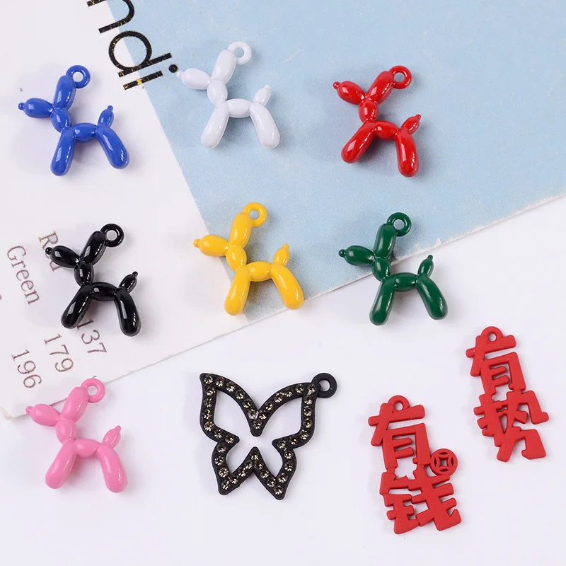 

Сделай Сам, серьги, ожерелье, браслет, изготовление ювелирных изделий, подвеска, оптовая продажа, 10 шт., подвеска из сплава, краска, собака, пудель, пудель, ювелирные аксессуары