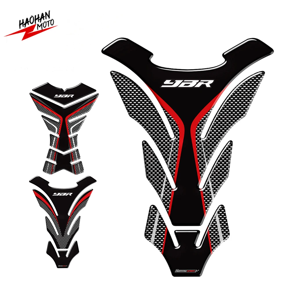 

For Yamaha YBR 125 150 250 Tankpad 3D Motorcycle Tank Pad Protector Decal Stickers