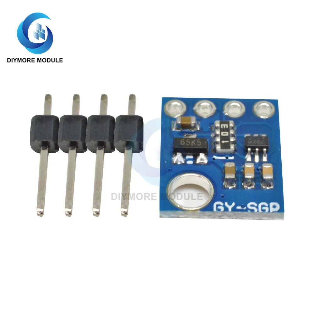 Gy-SGP30 Air Kwaliteit Gas Sensor Module Air Gas Kwaliteit Meting Tvoc/ECO2 Formaldehyde Kooldioxide Detector Board 2V-5V