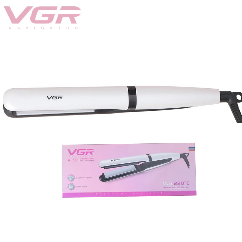 New hair shape dry and wet dual-use splint, roll straight two-use five-speed temperature control straight hair stick.