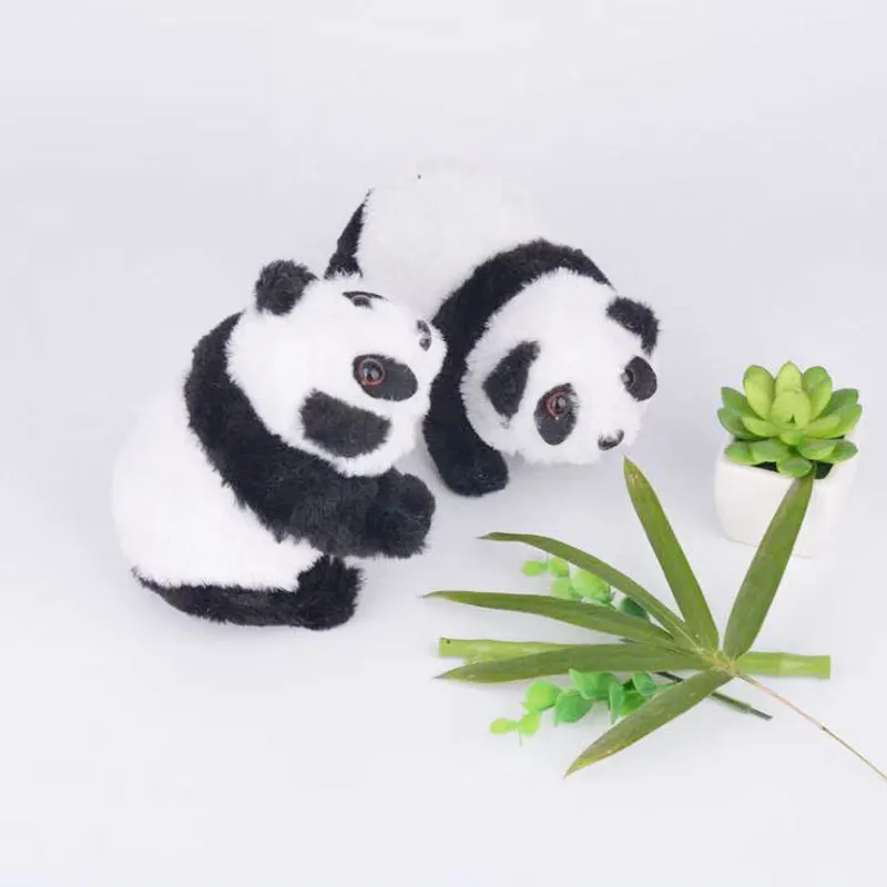 Robot Panda Toys Electronic Plush Animal Walking With Sound Funny Soft Cute Pet Toy For Children Birthday Gift