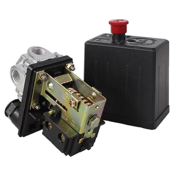 Promotion! Heavy Duty Air Compressor Pressure Switch Control Valve 90 PSI -120 PSI Black