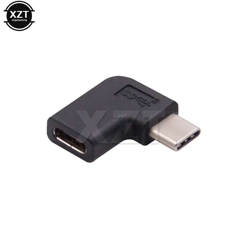 Right Angle 90 Degree USB 3.1 Type C Male To Female USB-C Converter Adapter