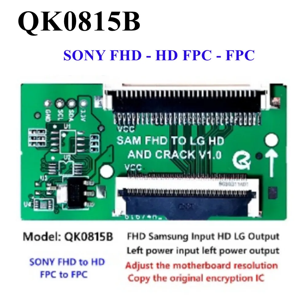 For FHD to HD FPC To FPC LVDS 4K UHD CSOT V1.0 Adapter QK0814A QK0814B QK0815A QK0815B QK0816A QK0816B