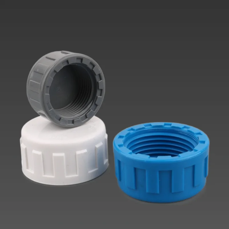 2pcs 20/25/32/40/50/63mm PVC Pipe Plug Garden Irrigation Aquarium End Cap Connector Plumbing Hose Tube Fittings