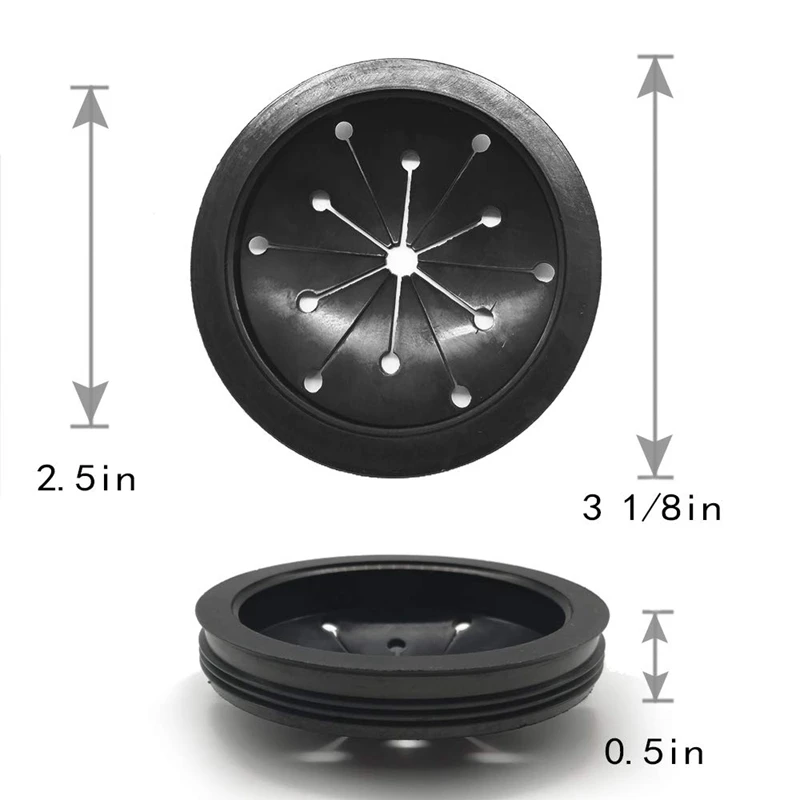 Food Waste Disposerอุปกรณ์เสริมMulti-Functionอ่างล้างหน้าBaffleปลั๊กท่อระบายน้ำSplash GuardsเหมาะกับWhirlaway, Waste King,sinkmasterและ