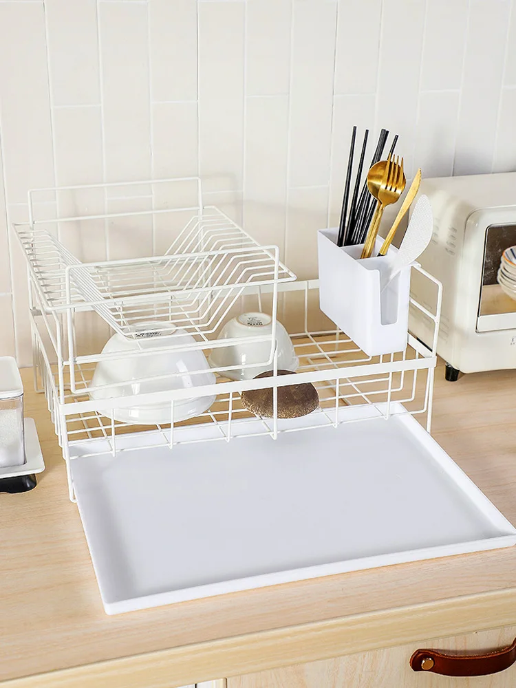 Dish Rack Kitchen Dish Rack Drain Rack Drain Dish Rack Sink Shelf Washing Dishes and Chopsticks Filter Rack Kitchen Organizer