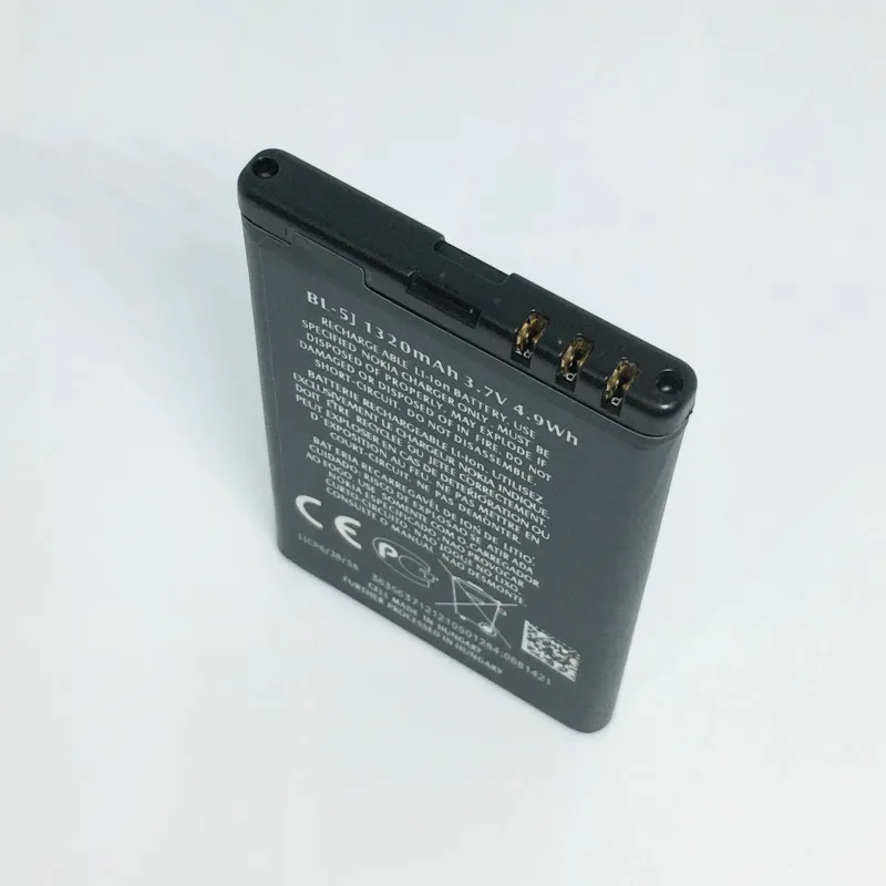 High Quality 1320mAh BL 5J BL-5J Battery For Nokia Lumia 520 530 525 X1-01 5230 5233 5235 5800XM X6 C3 5802i Battery BL5J