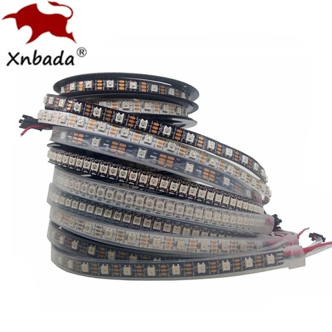 Xnbada WS2812B водонепроницаемая светодиодная лента RGB