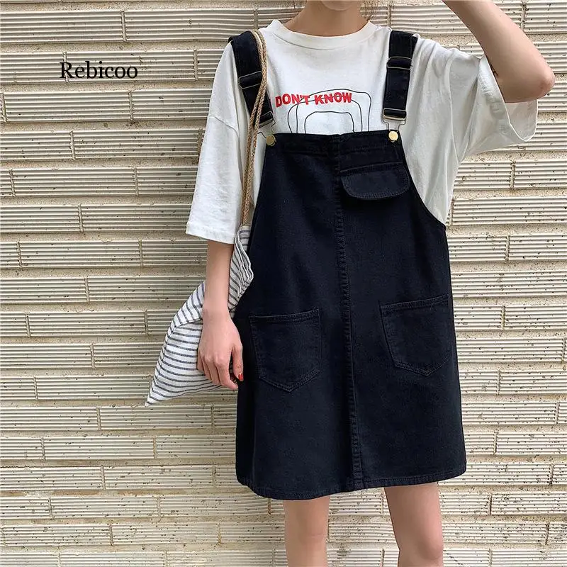 Europe 2020 Summer New Large Size 5XL Spaghetti Strap Denim Sundress Dress Women Fashion Solid Loose Jeans Dress Female
