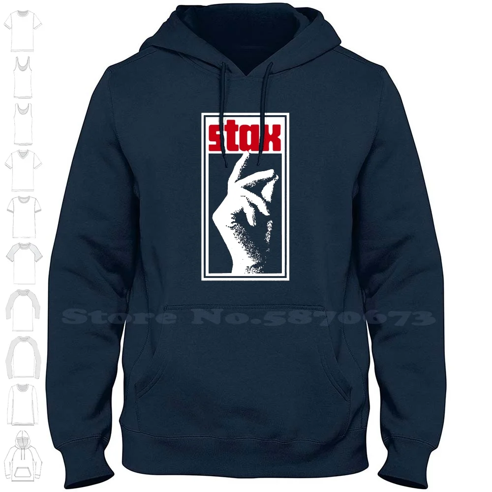 Stax Volt Records 100% Cotton Hoodie T-Shirt Volt Ephemera Motown Funk Soul Music Northern Soul Mod Revival Walt Jabsco Blue