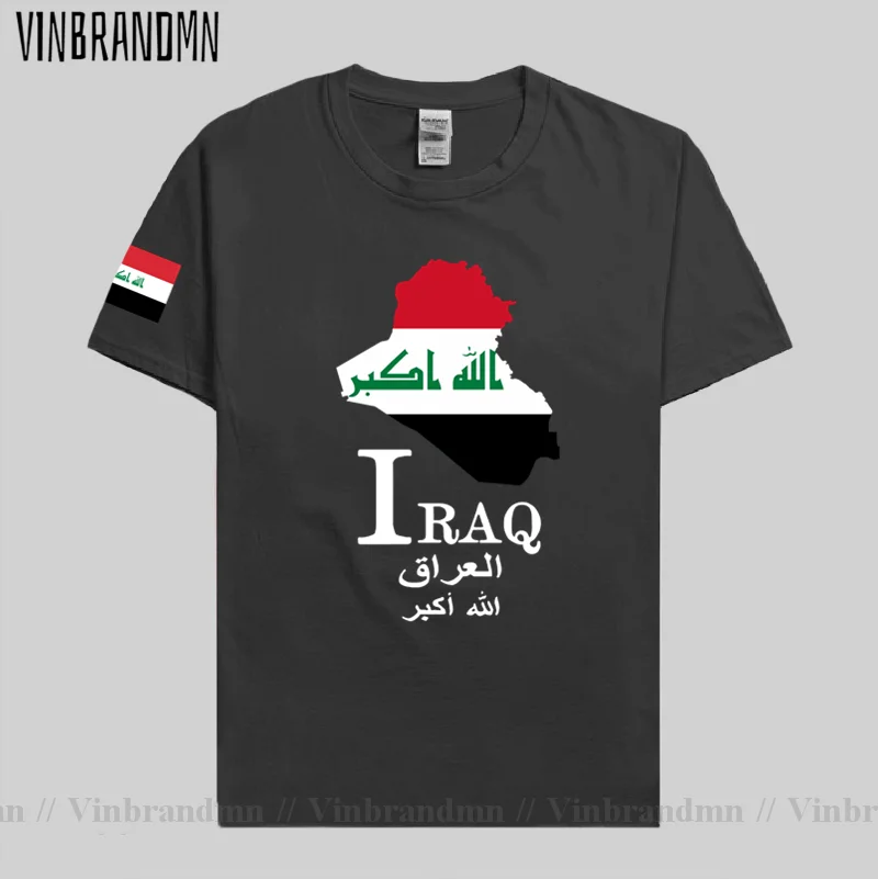 Republic of Iraq Iraqi IRQ Baghdad mens t shirt new Tops t-shirt Short sleeve clothes sweatshirt national team summer Fashion 50