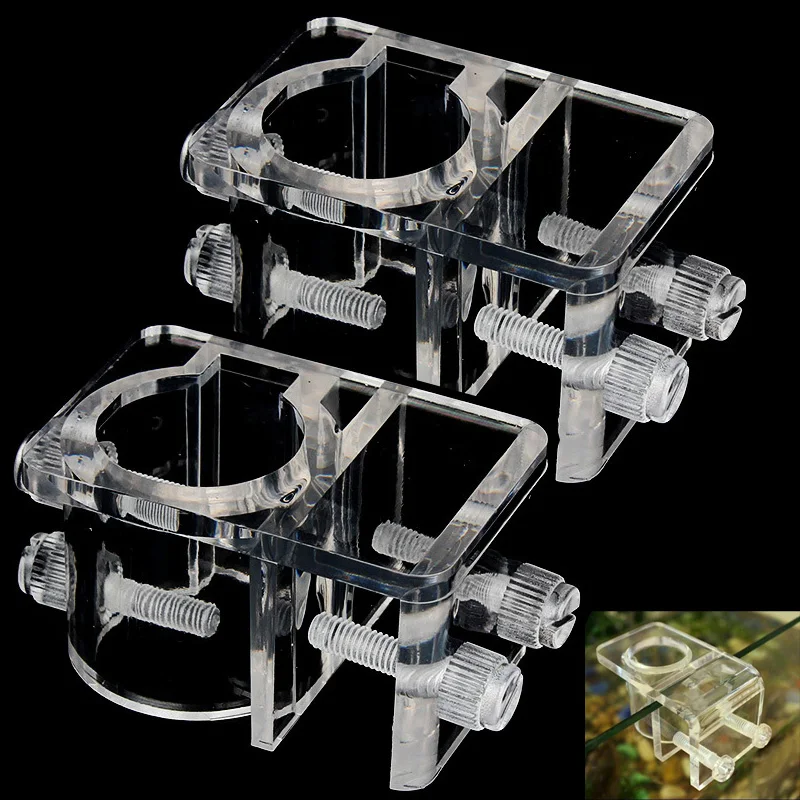 아크릴 수도관 고정 클립, 수족관 아크릴 여과 호스 마운트 홀더, 수도관 클립, 필터 호스 고정 클립 액세서리