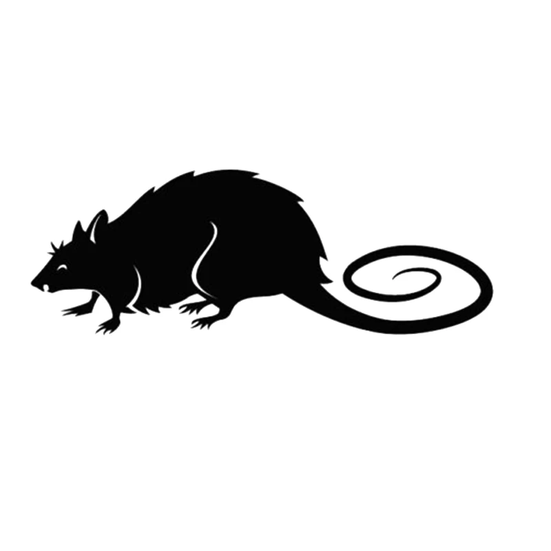 

16*5.7cm RAT RODENT CAR DECAL STICKER Vinyl decals Funny Motorcycle SUVs Bumper Laptop Car accessories jdm