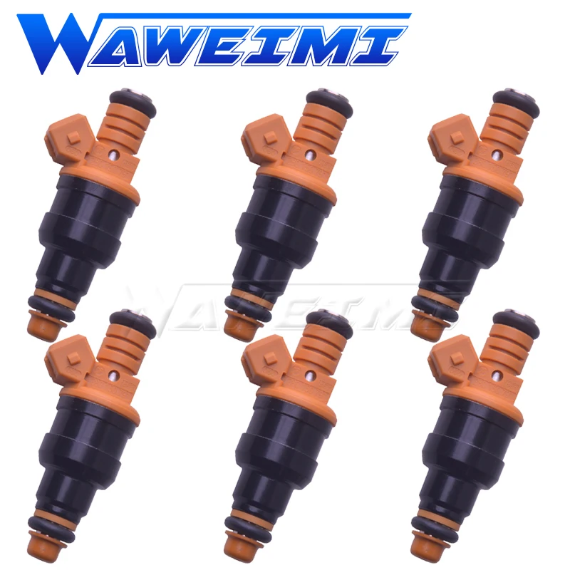 WAWEIMI 6PCS Fuel Injector OE 0280150791 For Prosche 911 993 3.6L Turbo 95-97 Brand New