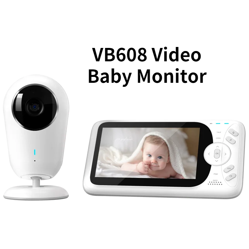 Smart VB608 Video Baby Monitor 2.4G Wireless 4.3 Inch LCD 2 Way Audio Talk Night Vision Surveillance Security Camera Babysitter