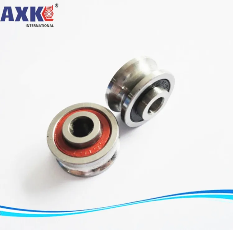 5pcs/lot high quality TU22 8mm V / U groove pulley bearings T22 8*22.5*14.5*13.5 mm V groove roller wheel ball bearing T-U-22