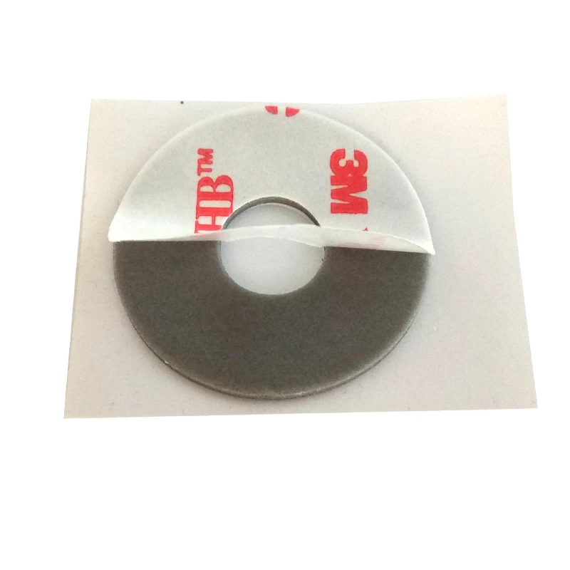 3M VHB 4941 Strong Adhesive Double Sided Sticky Pad Mounts Pads Washers Centre Hole For Pop Up Phone Holder Round 30mm