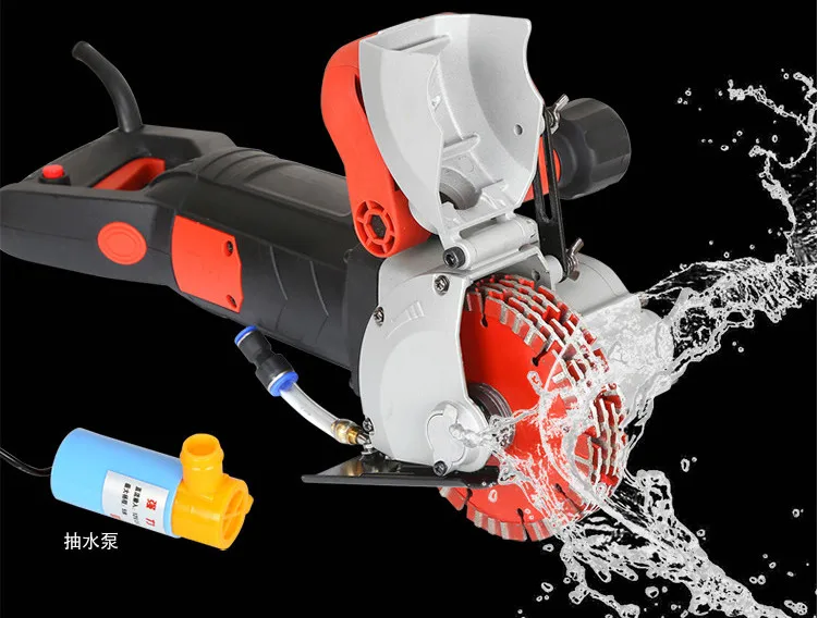 4800ワットスロッティングマシンの時間成形防塵送料水力インストールスロッティングコンクリート壁切断機