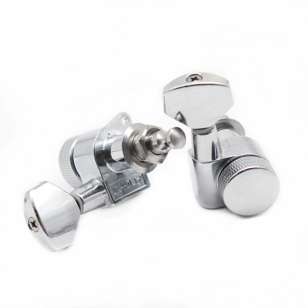 1Set Wilkinson JIN HO Tuners Guitar Locking Tuners Machine Heads Tuning Pegs Square handle button Lock JN-P7