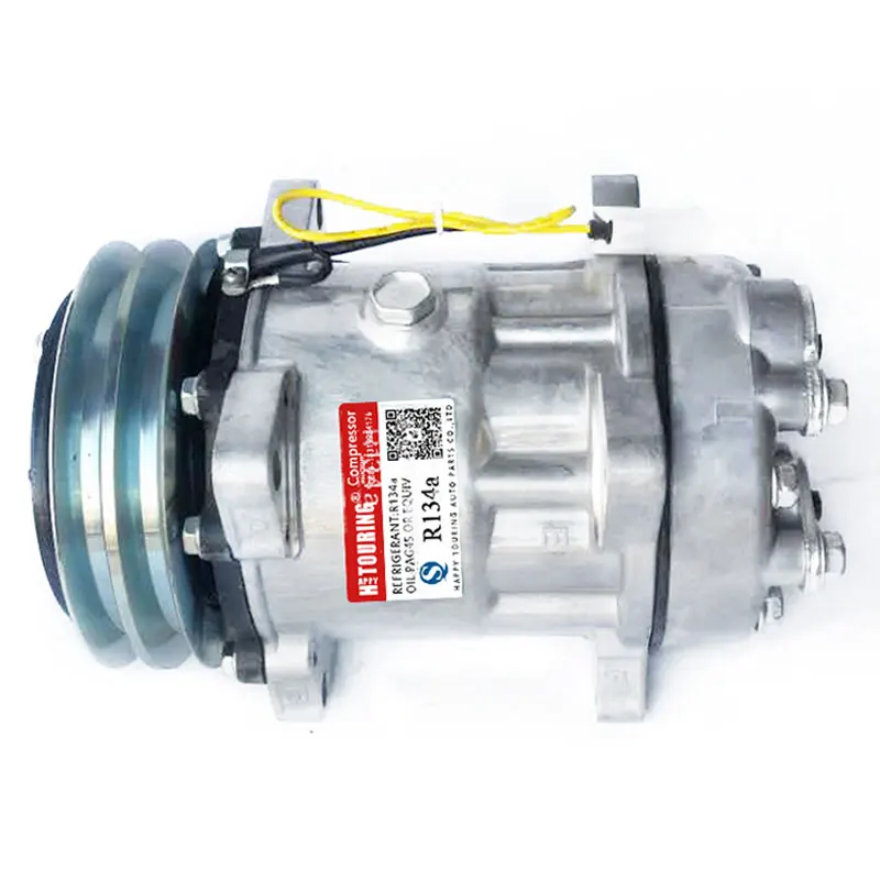 For Sanden SD7H15 8045 8243 6035  11412632 11104419 14518640 Car AC Compressor for Volvo Construction FL10 truck 24V 2PK