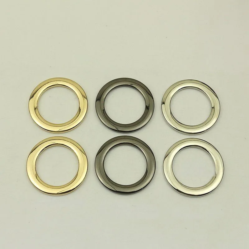 

20Pcs 25mm Metal Flat O Ring Bag Handle Round Buckles Women Handbag Strap Clothes Decorative Clasp Loop DIY Hardware Accessories