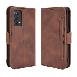 For Realme GT Master Edition Cover Premium Leather Leather Flip Multi-card slot Cover For OPPO Realme GT Master Edition case