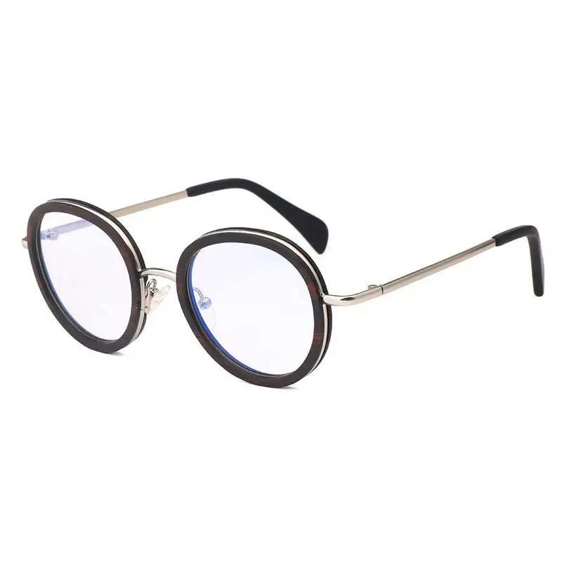 

Blue Light Blocking Eyeglasses Wood Frame Fashion Reading Glasses UV400 Men Eyewear Woman Anti-blue Light Glasses