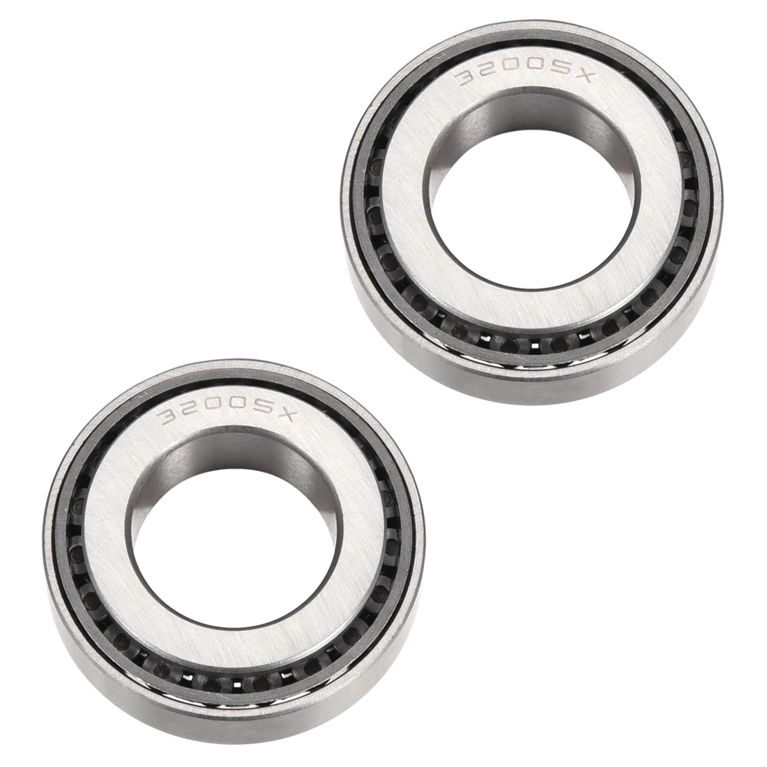 uxcell 32004X-32016X Single Row Tapered Roller Bearing Cone and Cup Set 20mm-80mm Bore 42mm-125mm OD 15mm-25mm Thickness