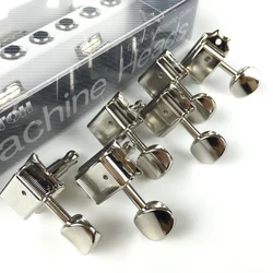 Original 6 In-line GOTOH SD91-05M Kluson Vintage Electric Guitar Machine Heads Tuners ( Nickel ) Tuning Peg MADE IN JAPAN