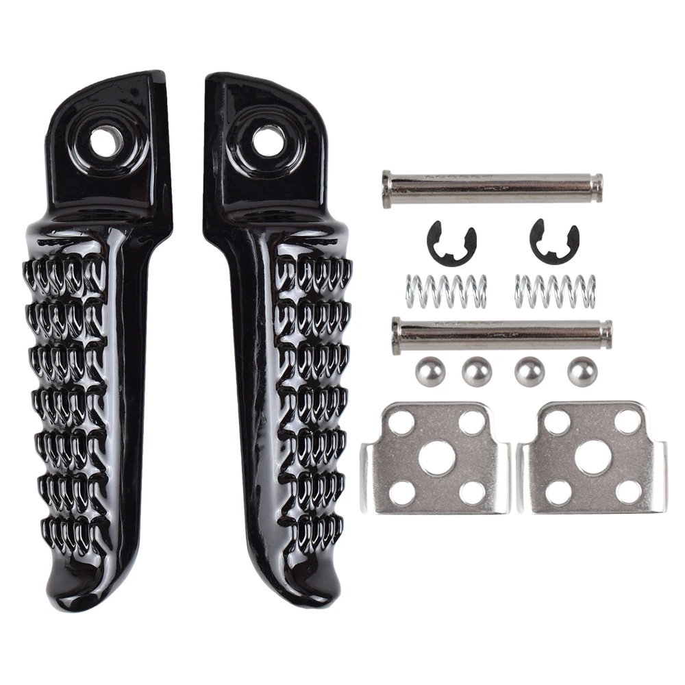 ER6N Motorcycle For Kawasaki ER 6N NINJA 650R 2006 - 2013 Motorcycle Footrests Front Rear Foot Pedal Foot Rests Pegs