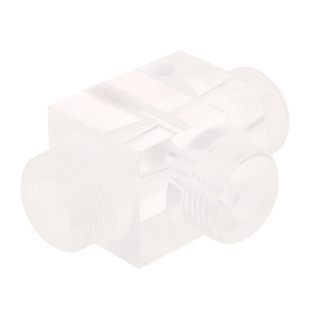 s Jet Aerator Of Venturi Valve For Water Treatment Industry Device 60x43x43mm,Transparent Color