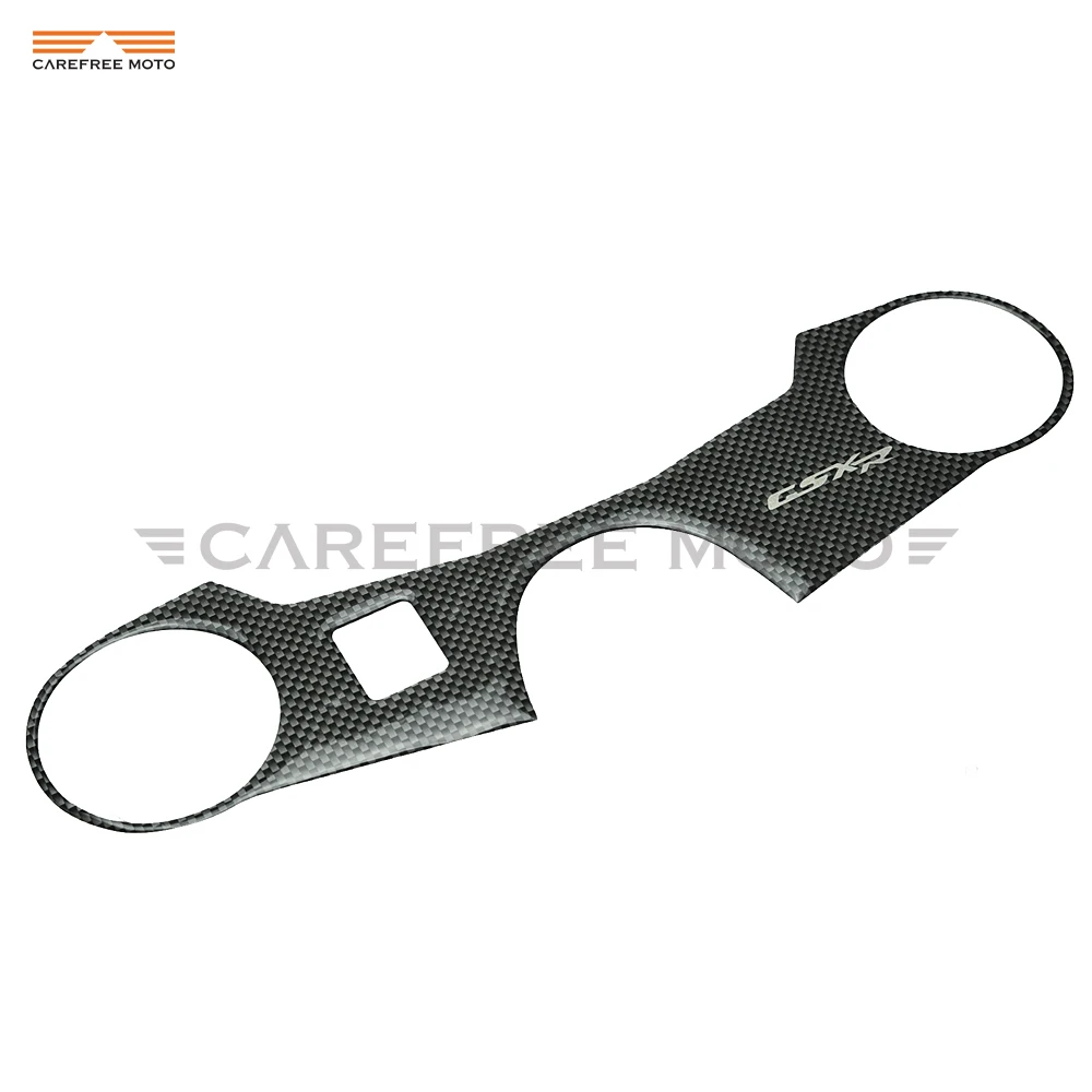 1 Pcs Motorcycle Sticker Top Triple Clamp Yoke Carbon Fiber Pattern case for SUZUKI GSXR1000 GSXR 1000 2005 2006 K5