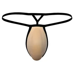 CLEVER-MENMODE bielizna z wypełniaczem seksowne stringi mężczyźni G String wzmocnienie Push Up podstawka pod kubek Bikini sakiewka na penisa majtki t-back kalesony