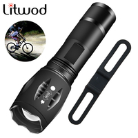 Bike light 8000LM XM-L2 U3 T6 Q5 Powerful Waterproof Tactical LED Flashlight Portable Torch light Lanternas 18650 / AAA battery