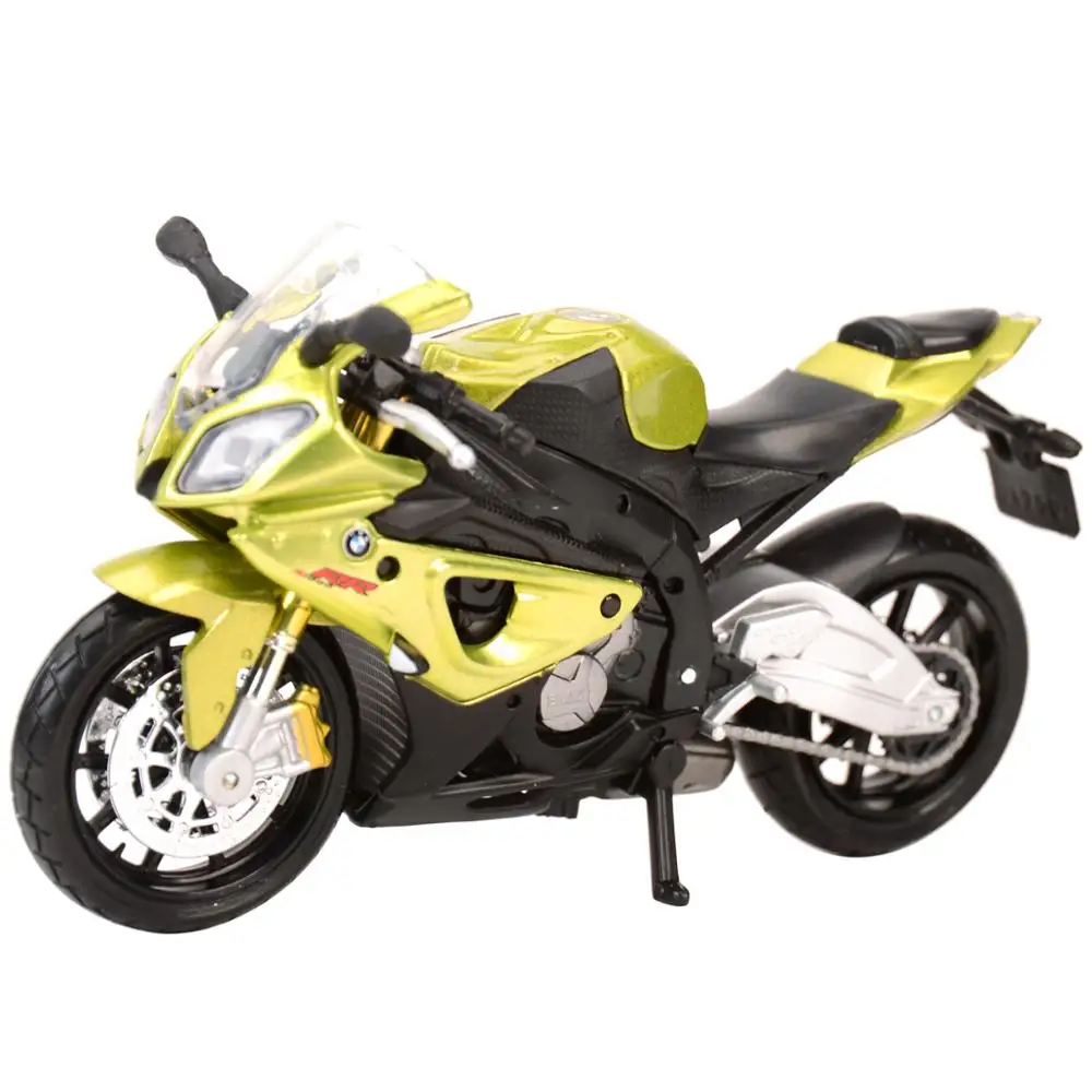 Maisto 1:18 BMW S1000RR Kendaraan Die Cast Statis Dapat Dikoleksi Hobi Mainan Model Sepeda Motor