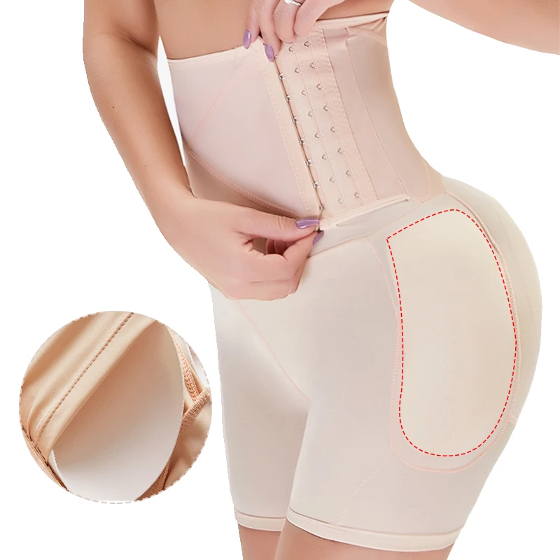 

Shapewear Padding on Hip Enhancer High Waist Tummy Control Panty Hooks Thigh Trimmer Booty Butt Lifter Push Up Buttock Panties