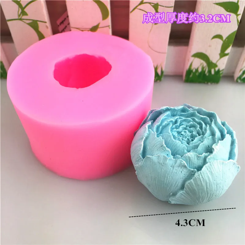 3D Flowers Soap Moulds Chocolate Cake Decorating Tools Baking Fondant Silicone Mold DIY Handmade Soap Silicone Mold 3d