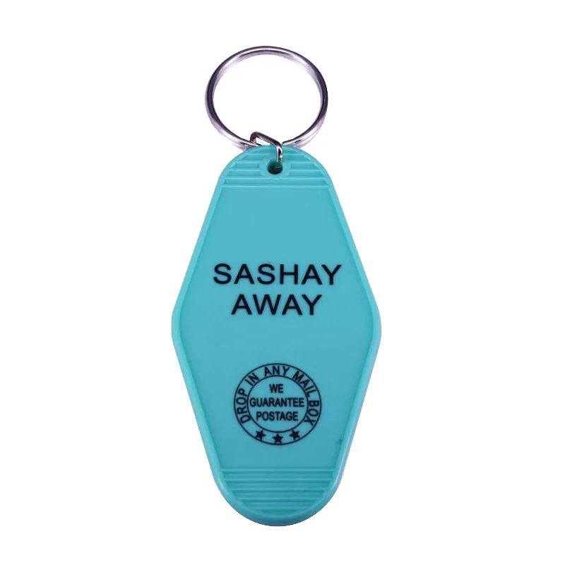 Sashay Away retro motel keychain inspired by