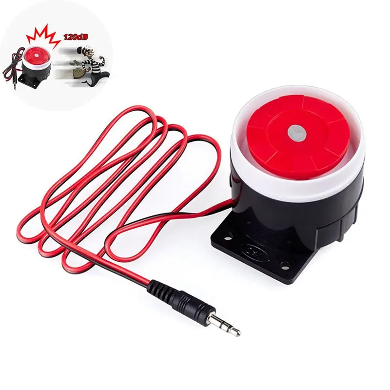 

Mini Wired Car Horn Speaker Siren Home Security Sound Alarm System 110dB DC 12V