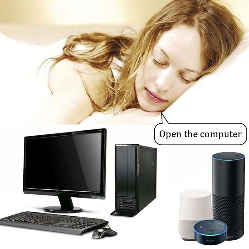 Komputer Remote Switch Wifi PC Pintar Mulai Memulai Kartu Startup Kerja dengan Ewelink Alexa Echo Yandex Alice Smart Home