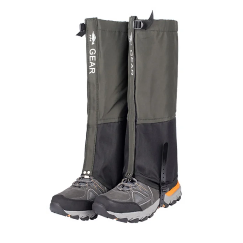 Snow Boots Legwarmers Outdoor Camping Climbing Waterproof Snow Legging Gaiters For Men Women Skiing Desert Shoes Covers