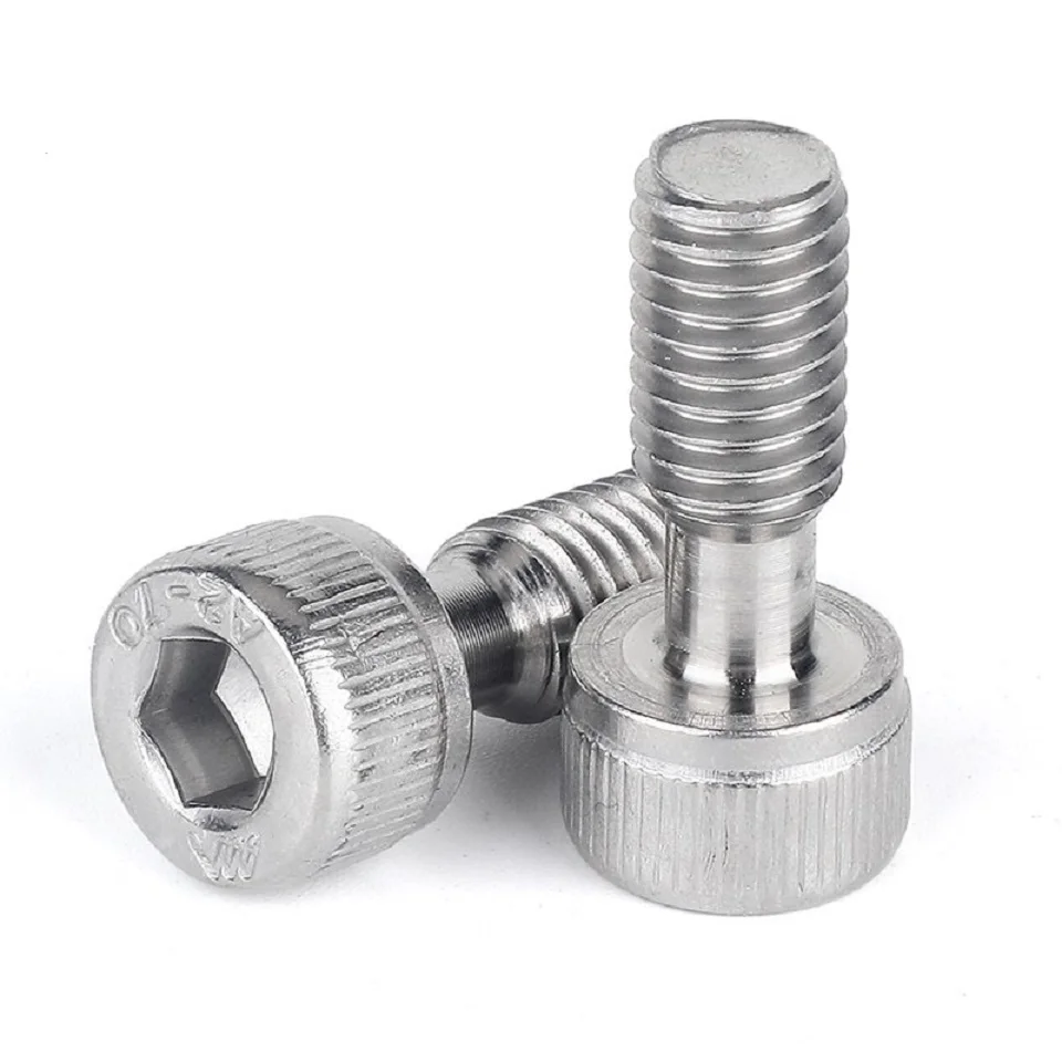 10/5PCS M3 M4 M5 M6 M8 M10 304 Stainless Steel Loose Screw Half-tooth Bolt Hexagon Short Head Anti-falling Screw