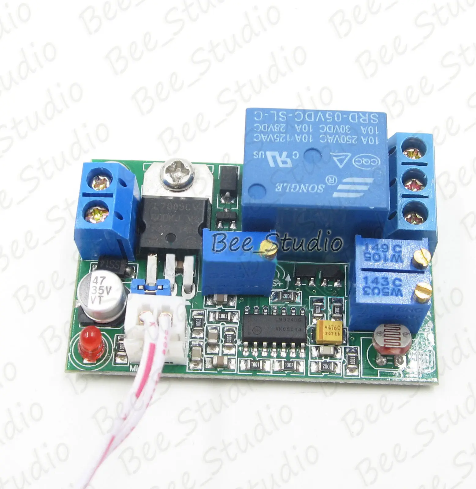 DC 5V 9V 12V 24V Sound Sensor / Light Control Delay Turn off Switch Relay Module