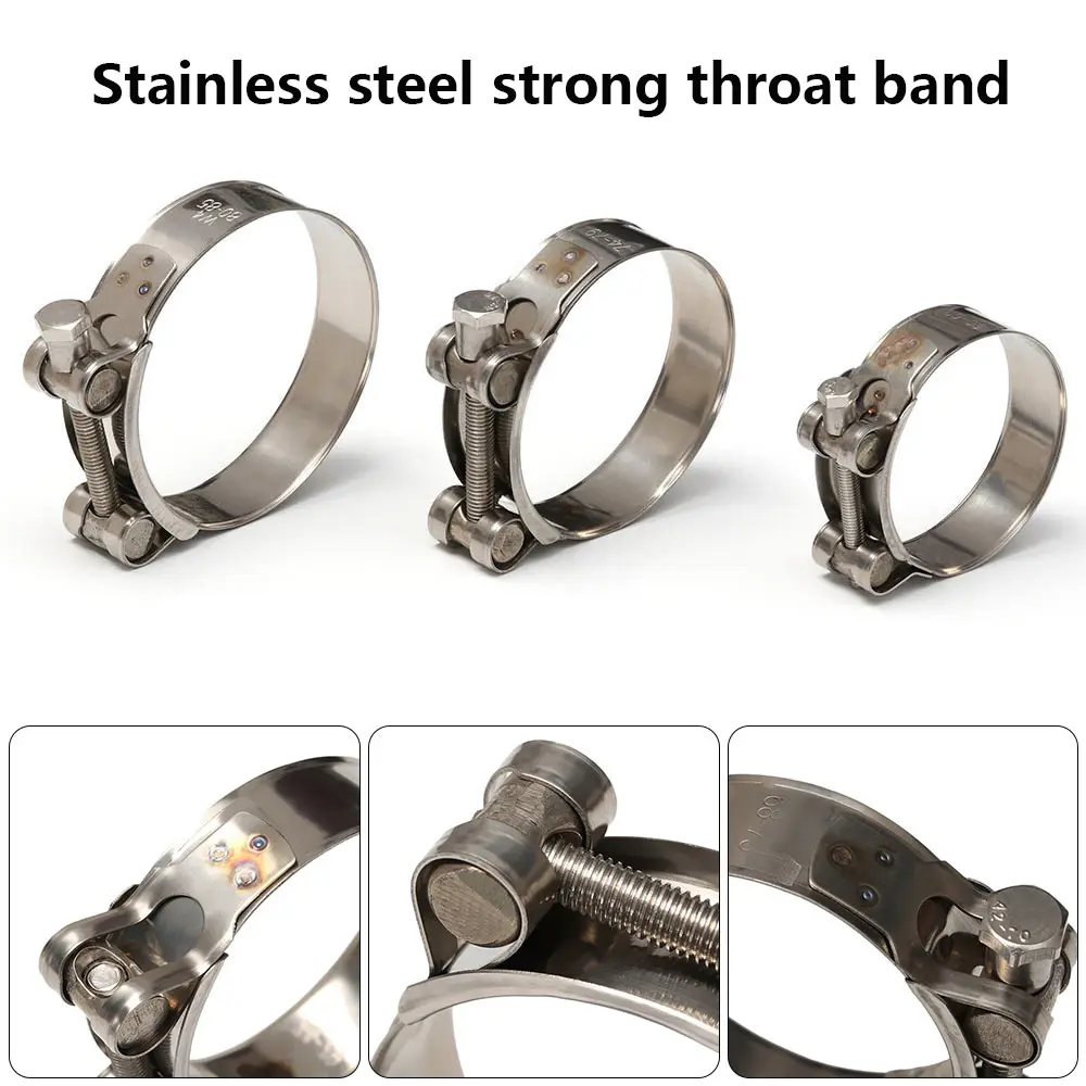 Stainless Steel Strengthens The Clamp Hose Clamp Circular Air Water Pipe Fuel Hose Clips Of Water Pipe Fasteners Clamps 20 Sizes