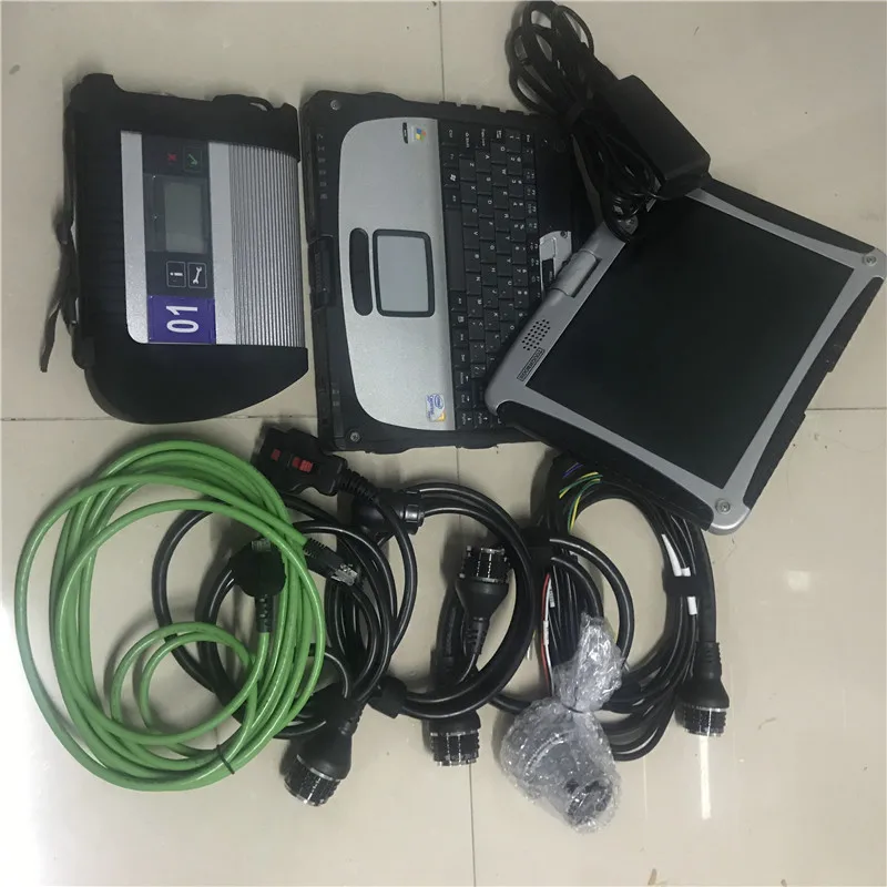 2024.12v ssd newest mb sd c4 connect software in cf-19 i5cpu used laptop mb star diagnostic tool ready to work